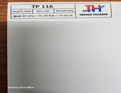 Decal PL nhám - TP 116