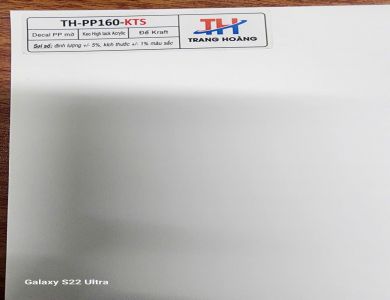 Decal PP mở - TH-PP160-KTS